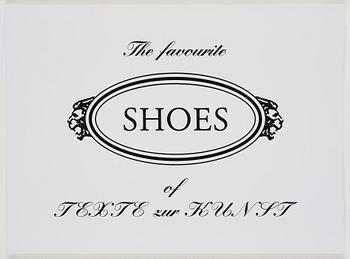 Olaf Nicolai, "The Favourite Shoes of Texte zur Kunst".
