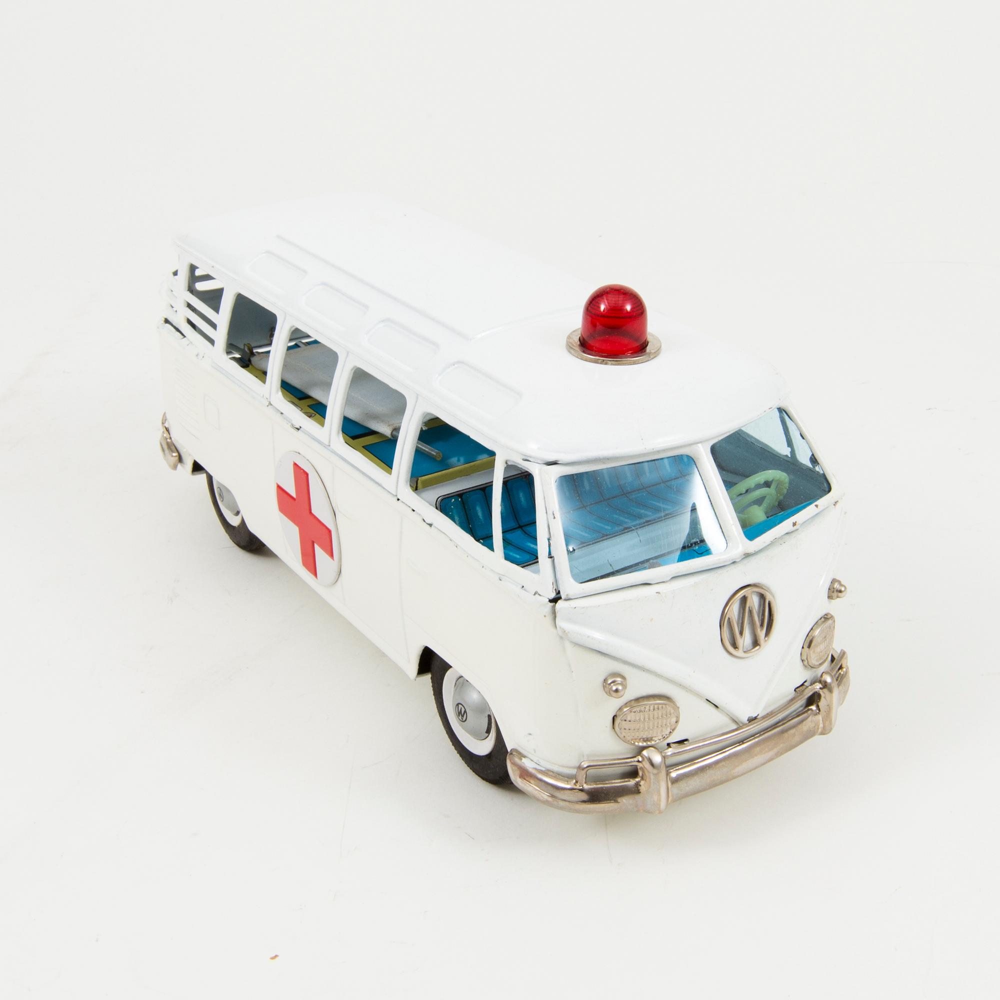 A Bandai tinplate "Volkswagen Ambulance", Japan, 1960s.