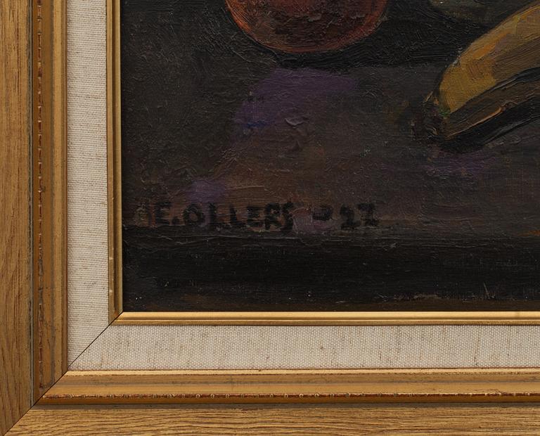 EDVIN OLLERS, olja på duk, signerad och daterad -27.