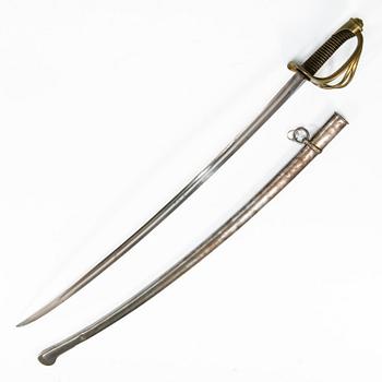A French cavalry sabre, early 19th Century.
