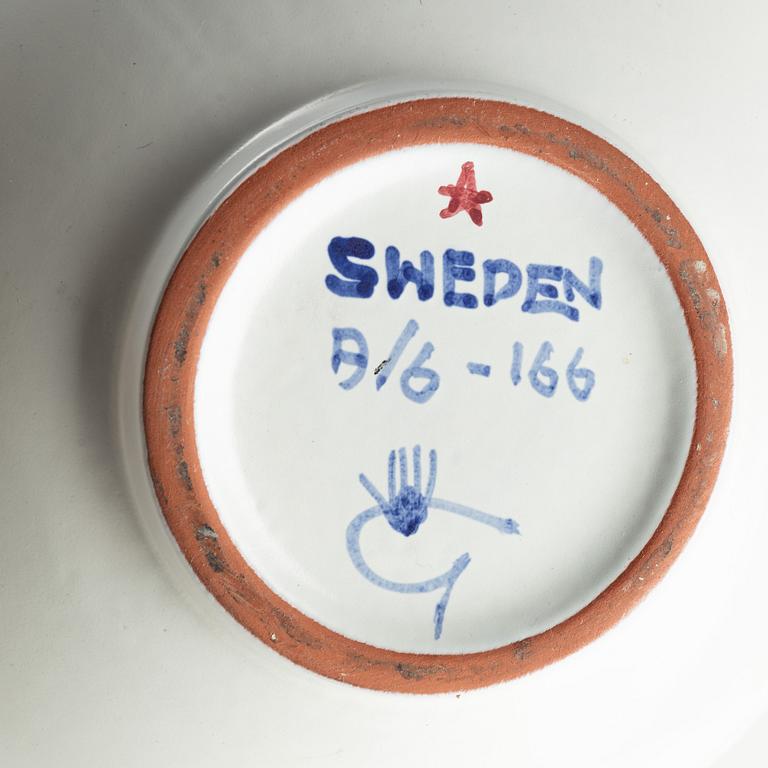 Stig Lindberg, lockskål, fajans, Gustavsbergs Studio.