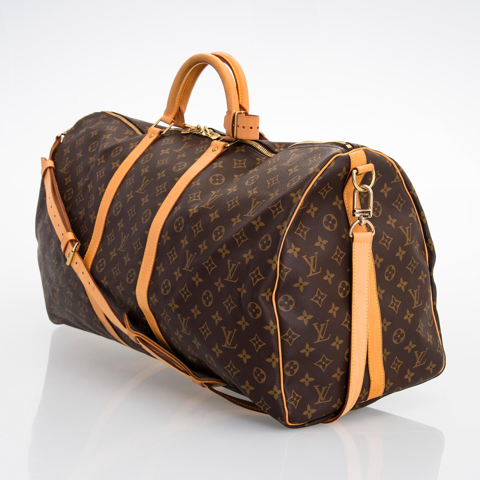 Louis Vuitton, a Monogram 'Keepall 60 Bandoulière' Weekendbag.