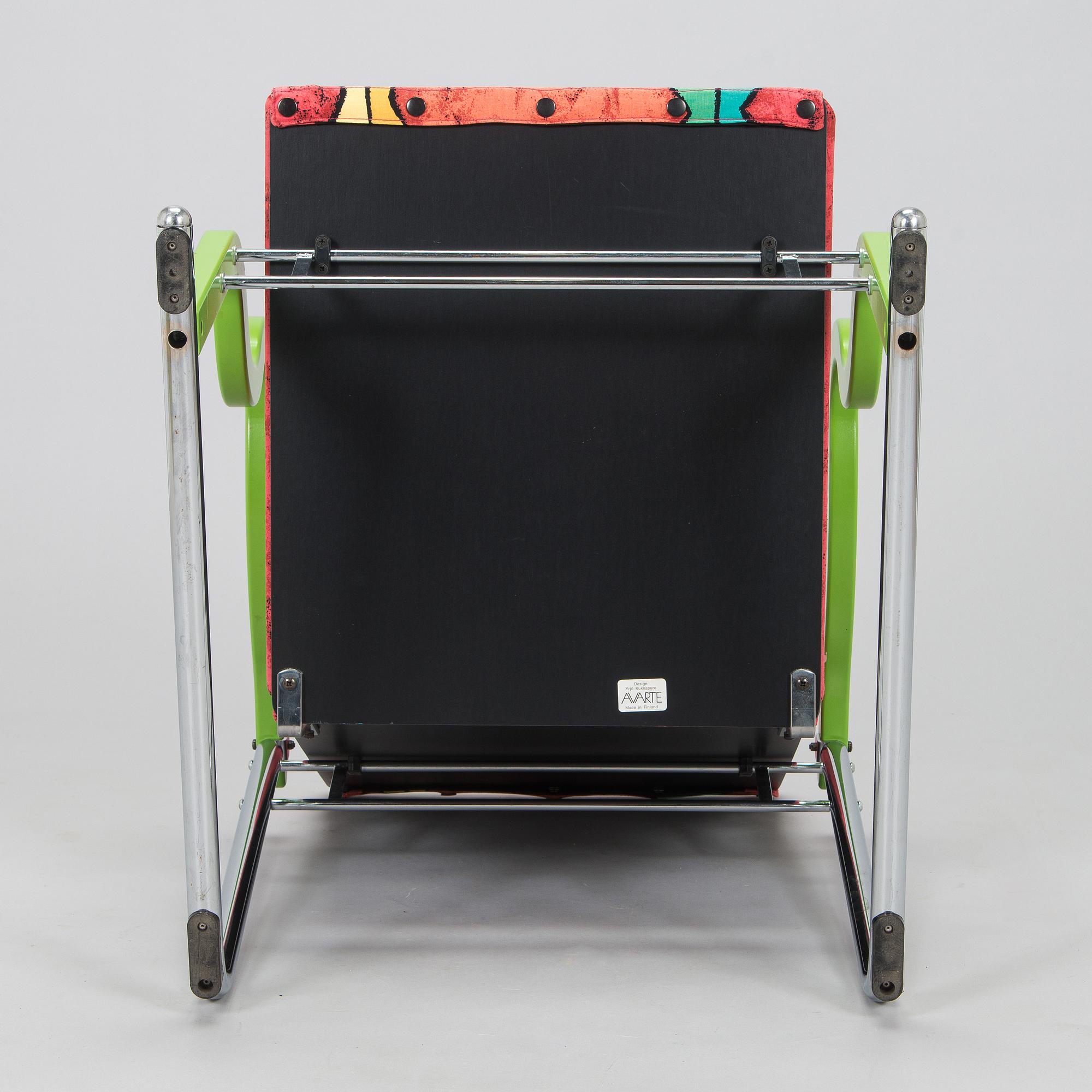 Yrjö Kukkapuro, Nojatuoli, "Experiment", Avarte, 1980-luku.