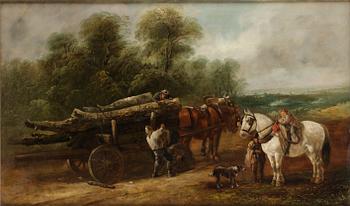 1130. John Joseph Barker of Bath Tillskriven, "The Lumber Wagon".