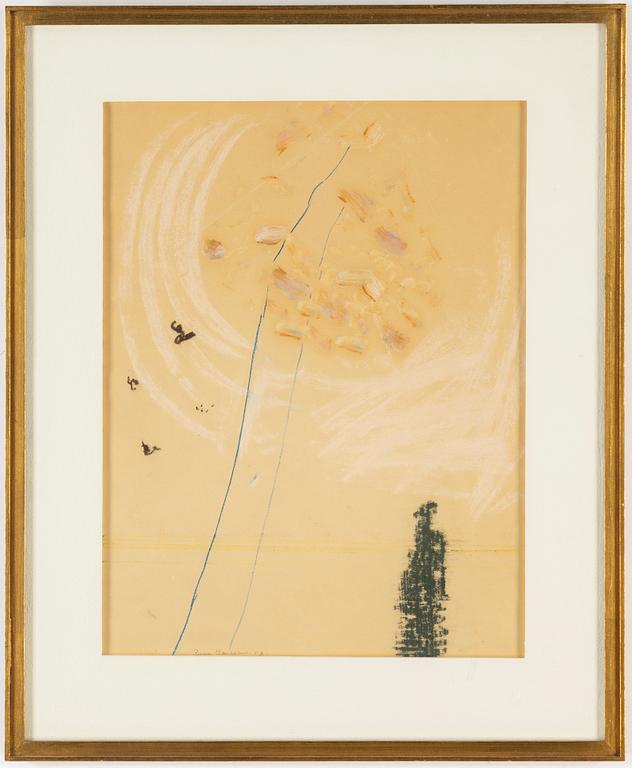 RUNE JANSSON, mixed media on paper, signed and dated 1958.