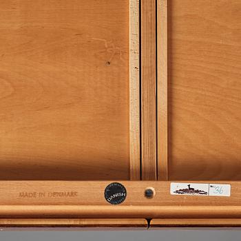 Severin Hansen, a 1950'-60's palisander desk, Haslev Møbelfabrik, Denmark.