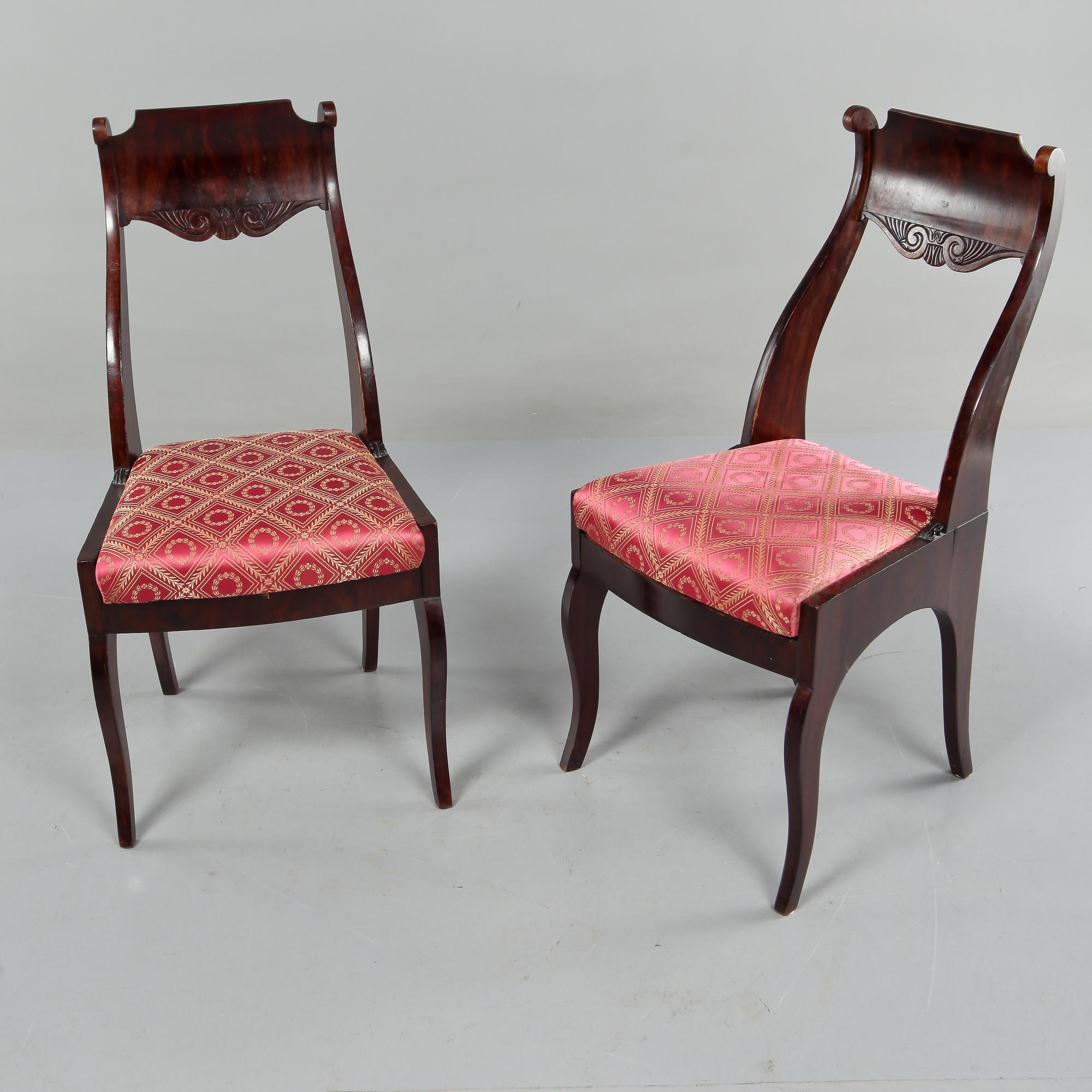 STOLAR, ett par, Ryssland/Baltikum, 1800-talets första hälft.