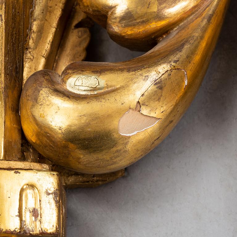 An 18th century Louis XV wall clock Jean-Petit L´Aine, Amsterdam.