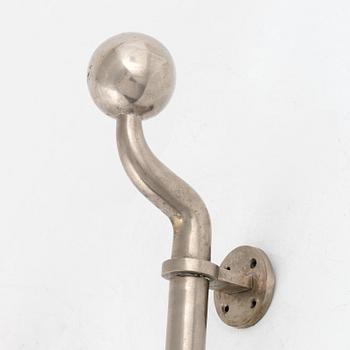 Three modernist door handles, 1930's.