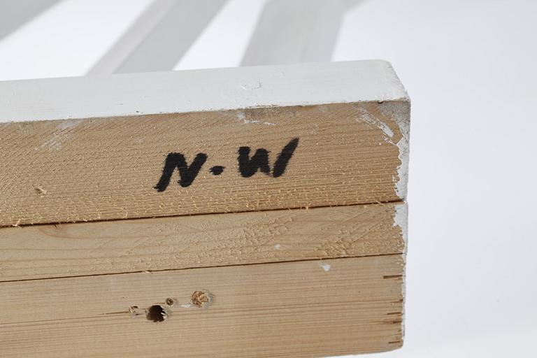 NALLE WERNER, skulptur, trä, sign.