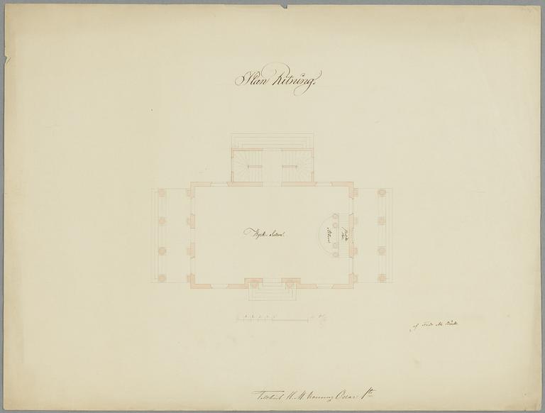 Fredrik Magnus Bäck, Four Project Drawings (4).