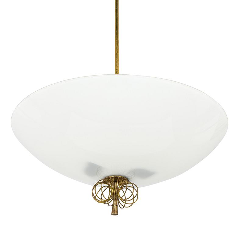 Paavo Tynell, a mid-20th century ceiling light for Taito, Finland.