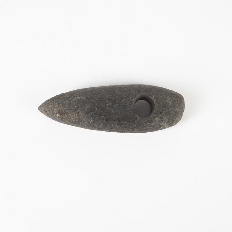A neolithic stone axe.
