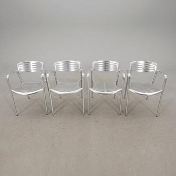 Jorge Pensi, four "Toledo" chairs for Amat-3 Spain.