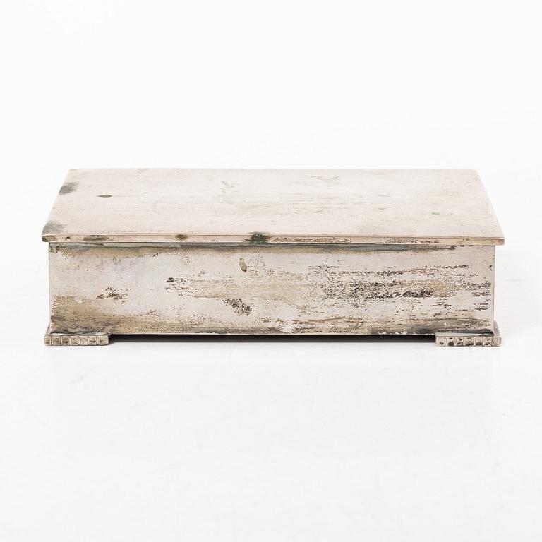 Carl Fredrik Carlman, A silver cigar box, 1936 Stockholm.