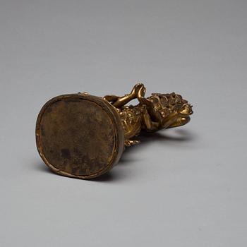 ELVAHÖVDAD AVALOKITESHVARA, brons. Tibetokinesisk, 1800-tal.