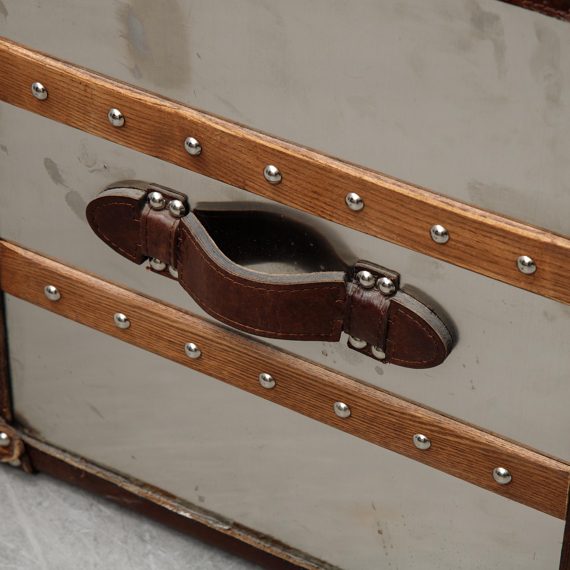 A pair of contemporary side tables.