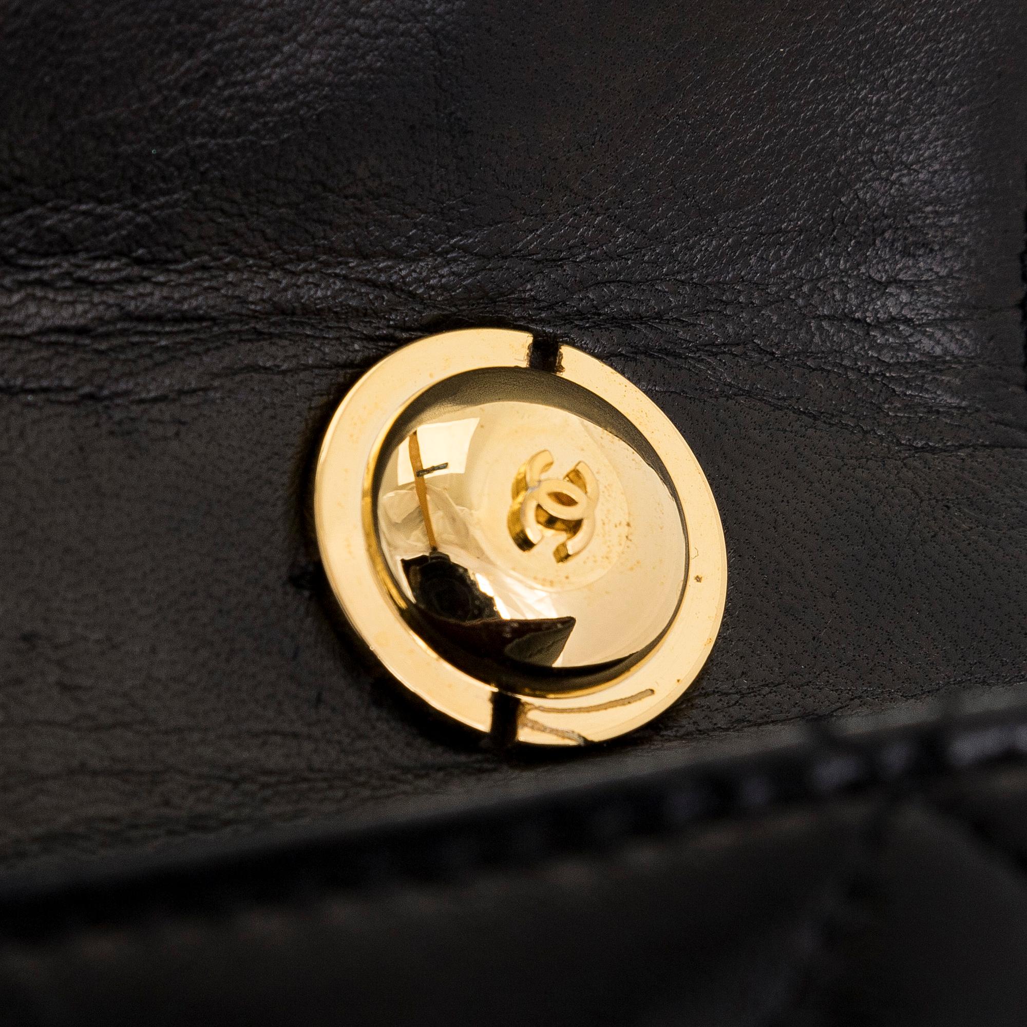 Chanel, a leather bag, 1989-1991.