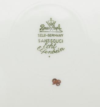 SERVISDELAR, 57 delar, porslin, "Sanssouci", Rosenthal.