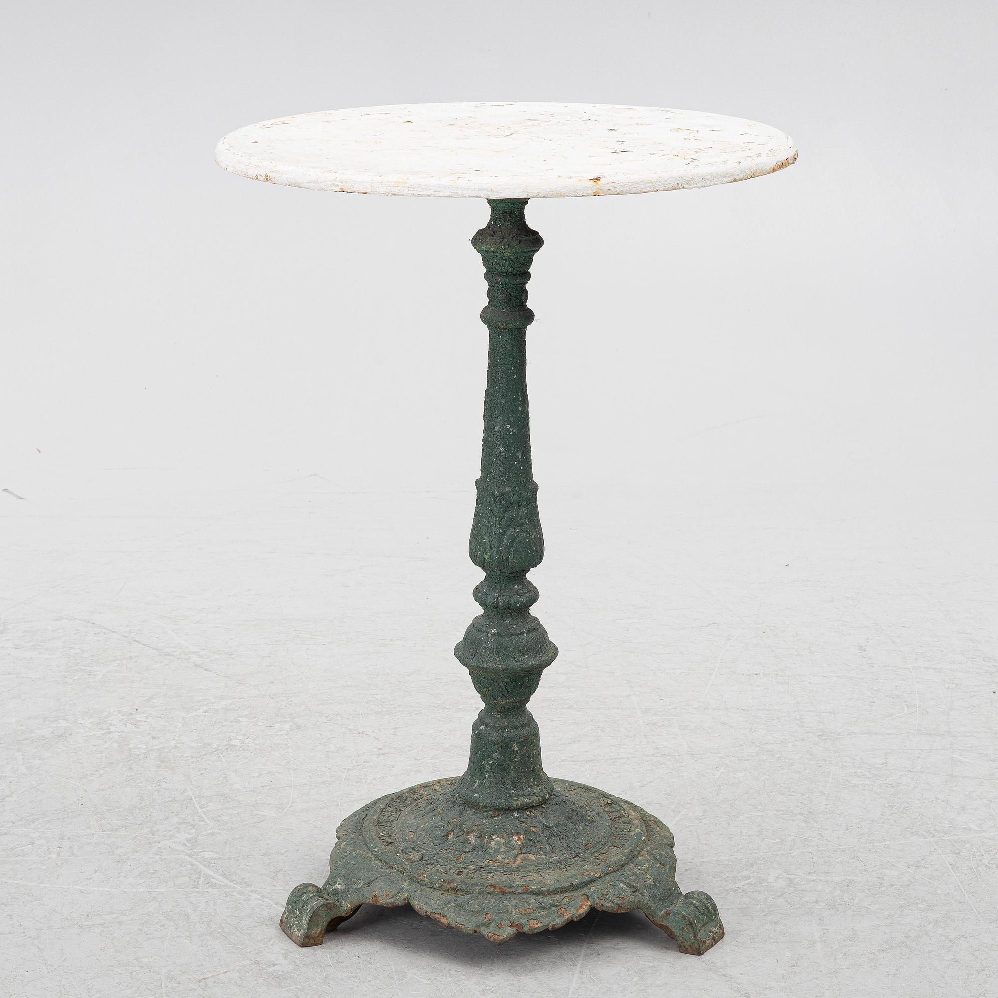 Garden table, Ludvigsbergs Werkstad, Stockholm, circa 1900.