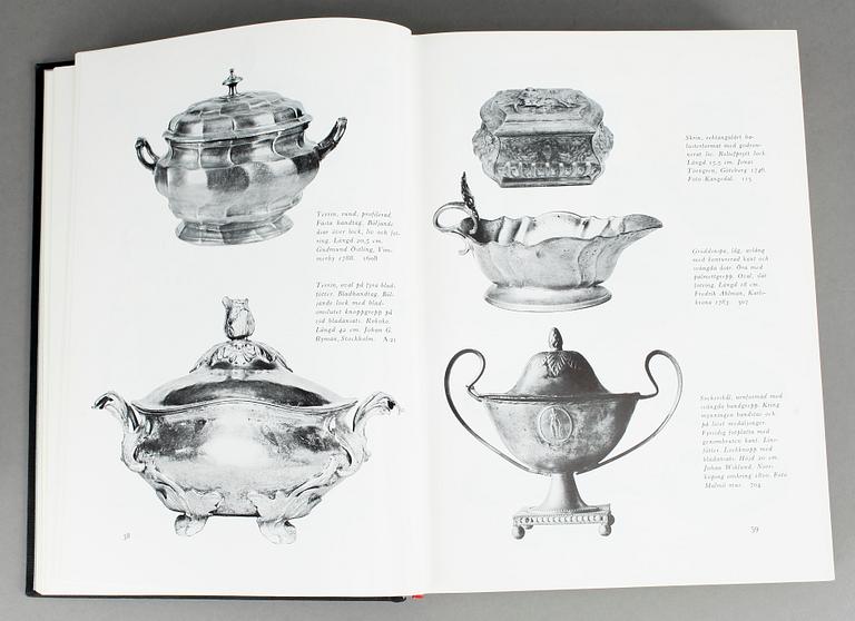 BÖCKER, 2 st, "Tenngjutare i  Sverige" samt "Mässing - Svenska manufakturer...".