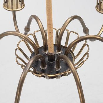 A Danish mid 20th century ceiling lamp, Lyfa.