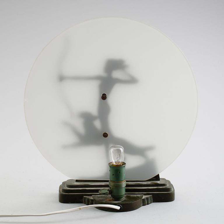 BORDSLAMPA, art déco, 1900-talets första hälft.