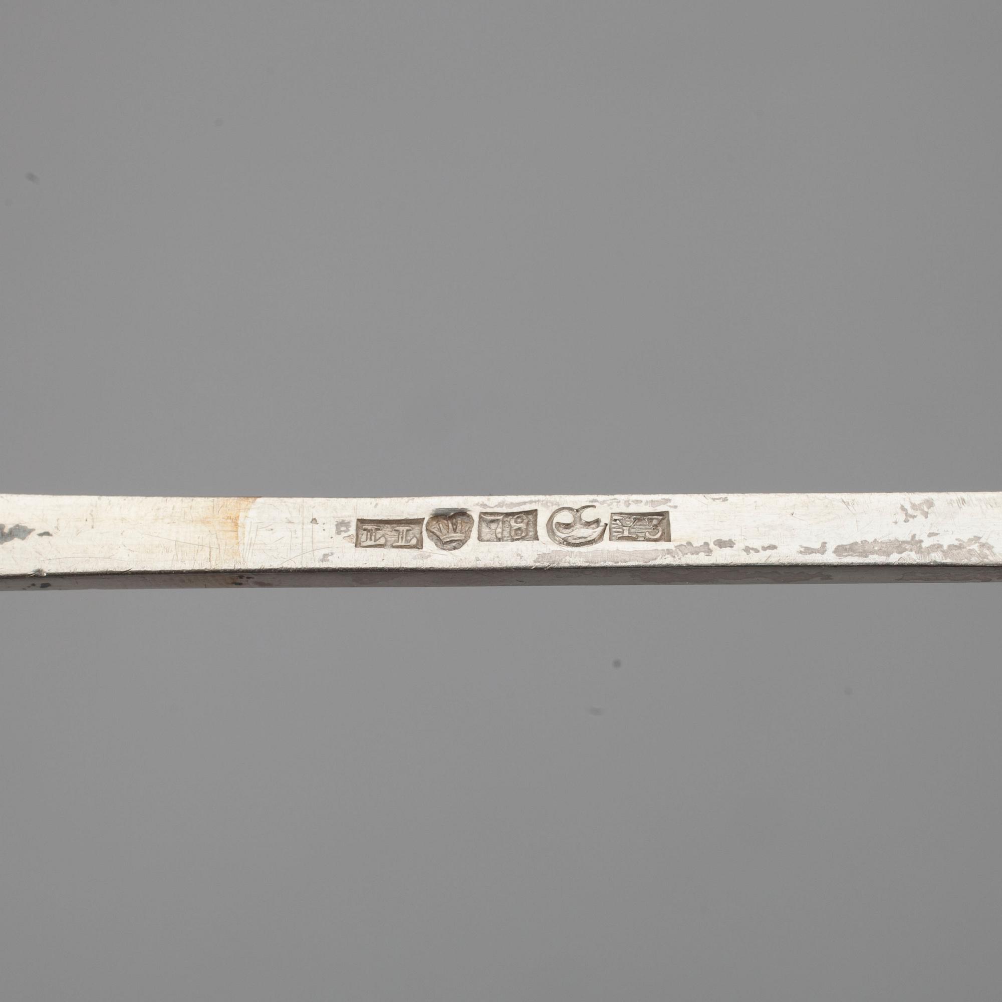 SOCKERSKED, silver, Ludvig Lönnqvist, Borgå. Vikt 39,4 g.