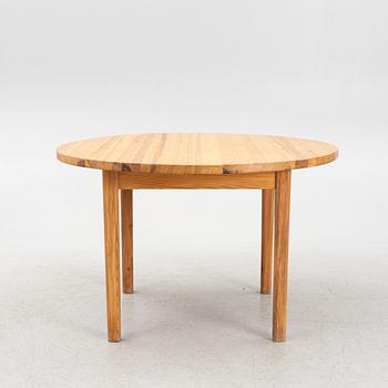 Dining table, pine, Steneby Dalsland, second half of the 20th century.