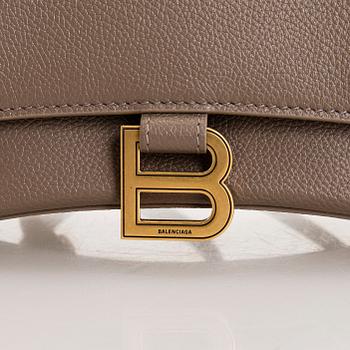 Balenciaga, a leather 'Hourglass small' handbag.