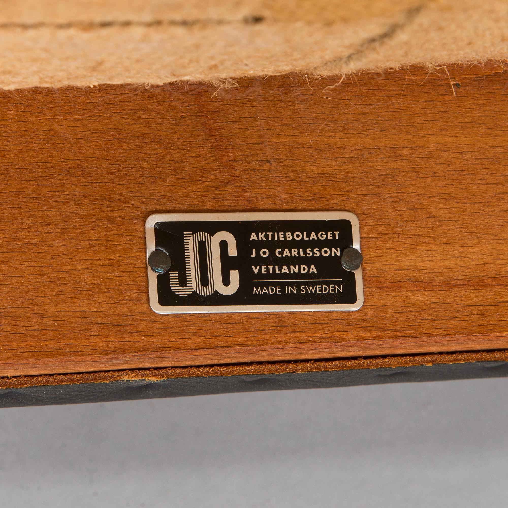 Tuoleja, 5 kpl, Aktiebolaget J.O. Carlsson JOC Vetlanda, 1900-luvun puoliväli.