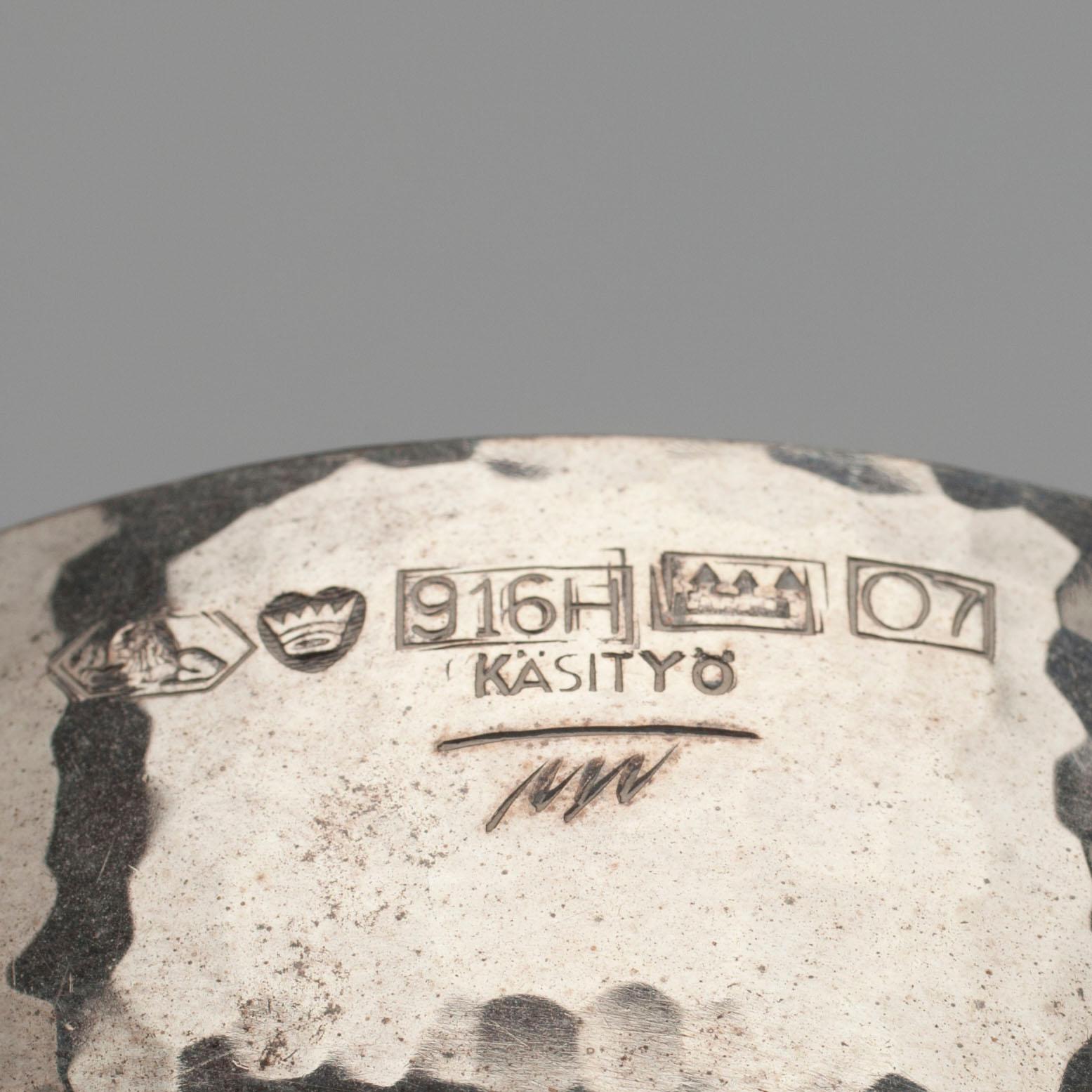BÅLSLEV, silver, Tapio Wirkkala, signerad TW. Kultakeskus, Tavastehus 1967.