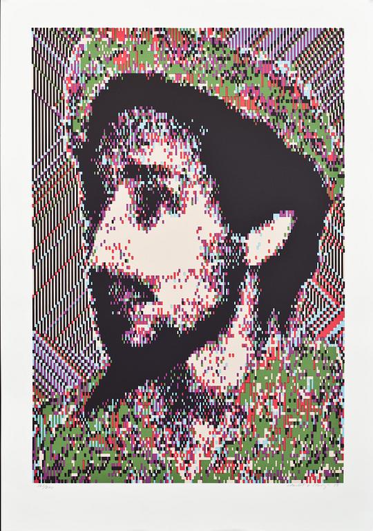STURE JOHANNESSON och CHARLOTTE JOHANNESSON, färgserigrafi, signerad, numrerad 120/200 och daterad- 84.