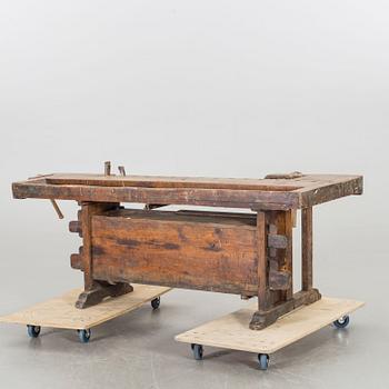 A Swedish 19th century workbench.