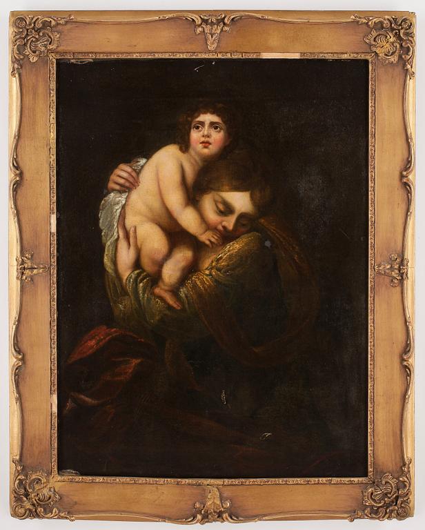 OKÄND KONSTNÄR, efter van Dyck, olja på duk, 1800-tal.