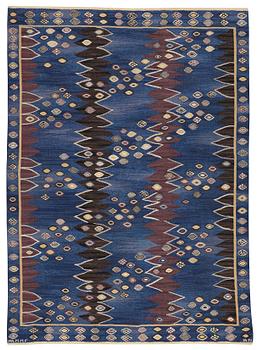 207. Barbro Nilsson, A CARPET, "Snäckorna", tapestry weave, ca 276,5 x 198 cm, signed AB MMF BN.