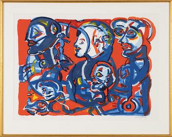 Herbert Gentry, färglitografi, signerad och numrerad 9/125.