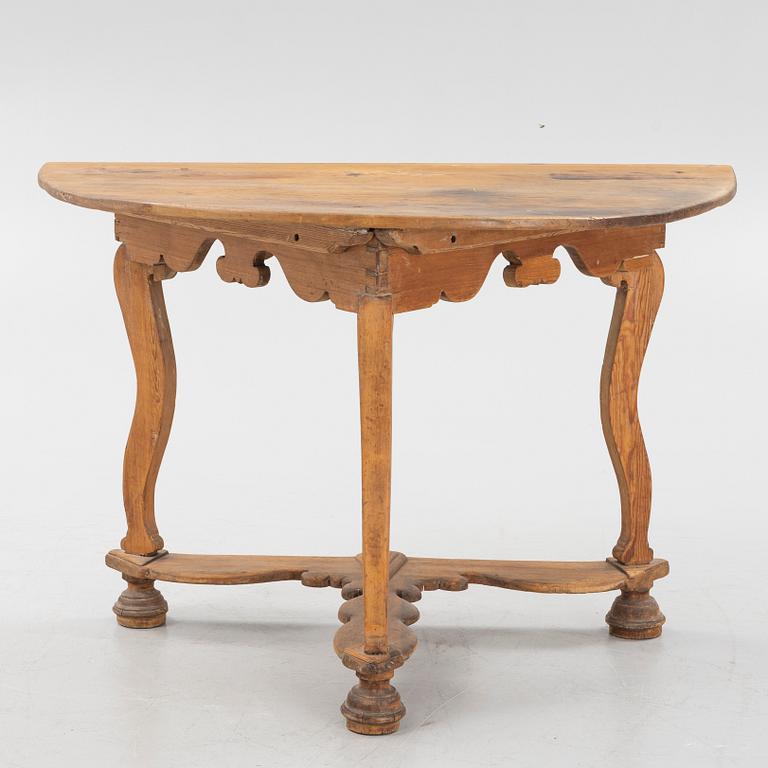 A Swedish late Baroque table, first part of the 18th century.