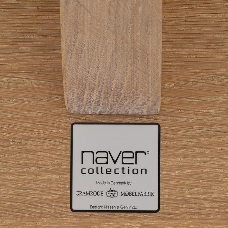 Nissen & Gehl, A model GM 210 dining table, Naver Collection, Gramrode Møbelfabrik, Denmark, 2018.