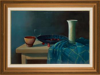 Jan Palmu, öljy levylle, signeerattu ja päivätty 1979.