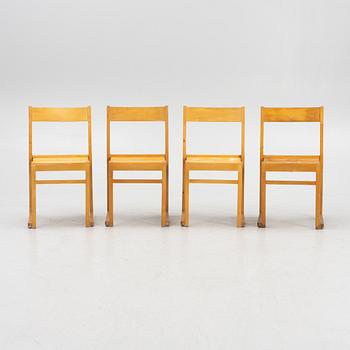 Sven Markelius, stolar, 4 st, "Orkesterstolen", 1900-talets mitt.