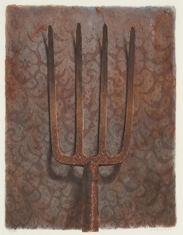 Philip von Schantz, lithograph in colours, 1979, signed 113/140.