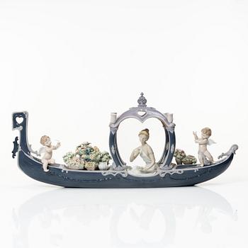 Juan Ignacio Aliena, figurin, "Gondola of Love", Lladró, Spanien.