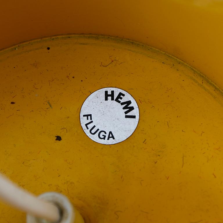 TAKLAMPOR, 3 st, Hemi, 1900-talets andra hälft. Höjd 25 cm.