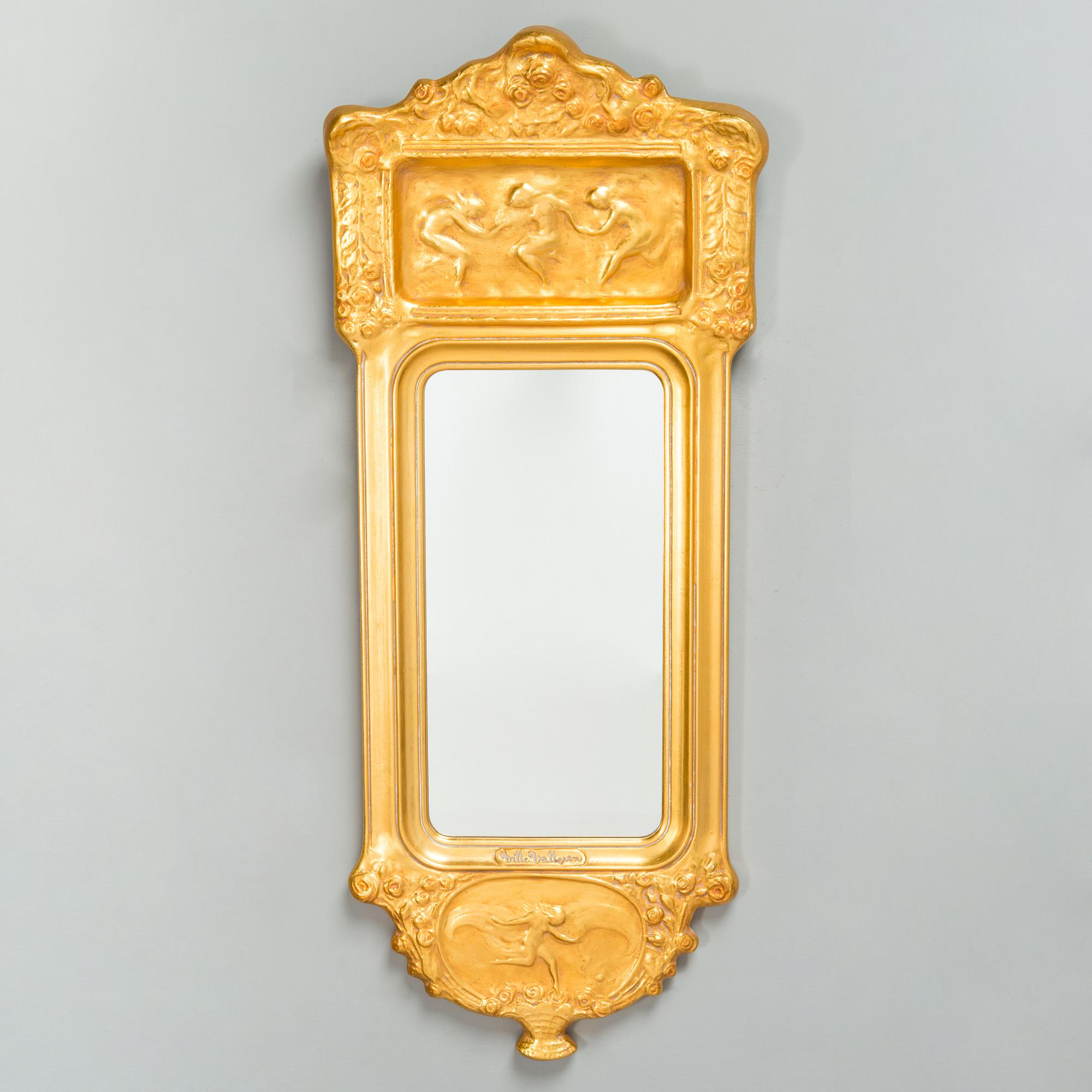 Ville Vallgren, efter spegel, 1900-talets mitt.