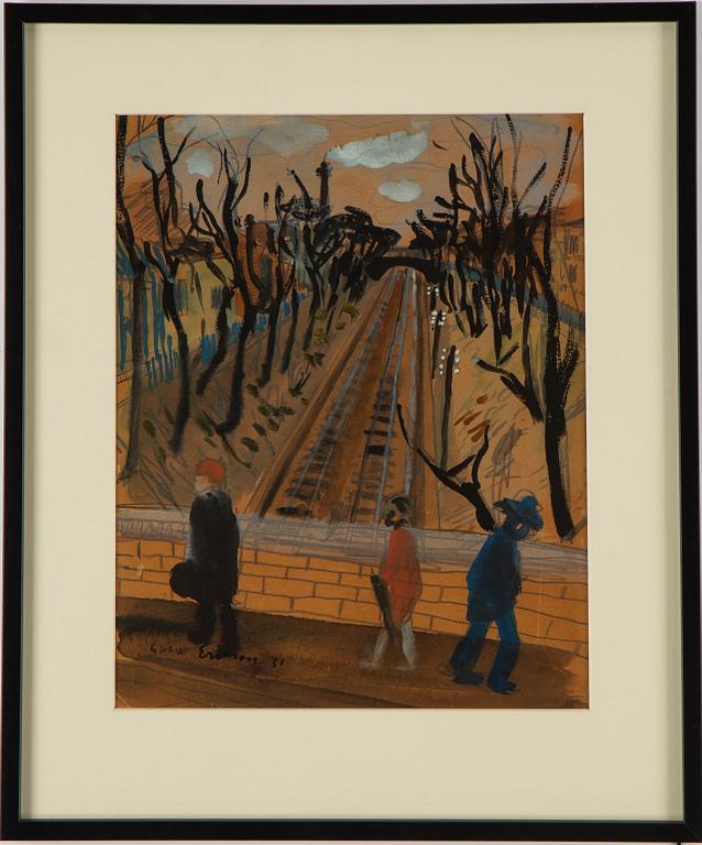 SVEN X:ET ERIXSON, watercolour, signed and dated -31.