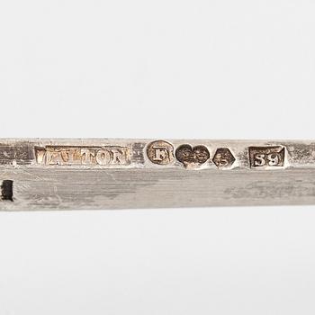 Smyckesset, 4 delar, silver, syntetisk stenar, Pege (Karl-Erik Palmberg), Alton, Sverige.