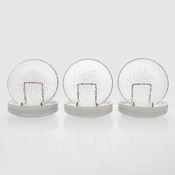 Tapio Wirkkala, A set of 15 plates 'Ultima Thule' , Iittala Finland.