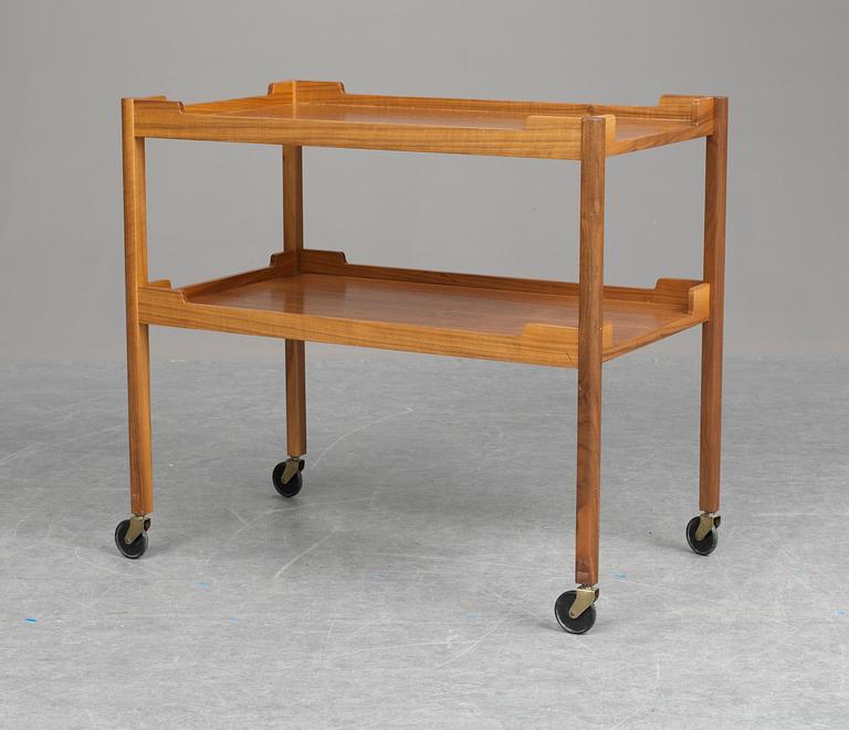 A Josef Frank mahogany tea trolley, Firma Svensk Tenn.