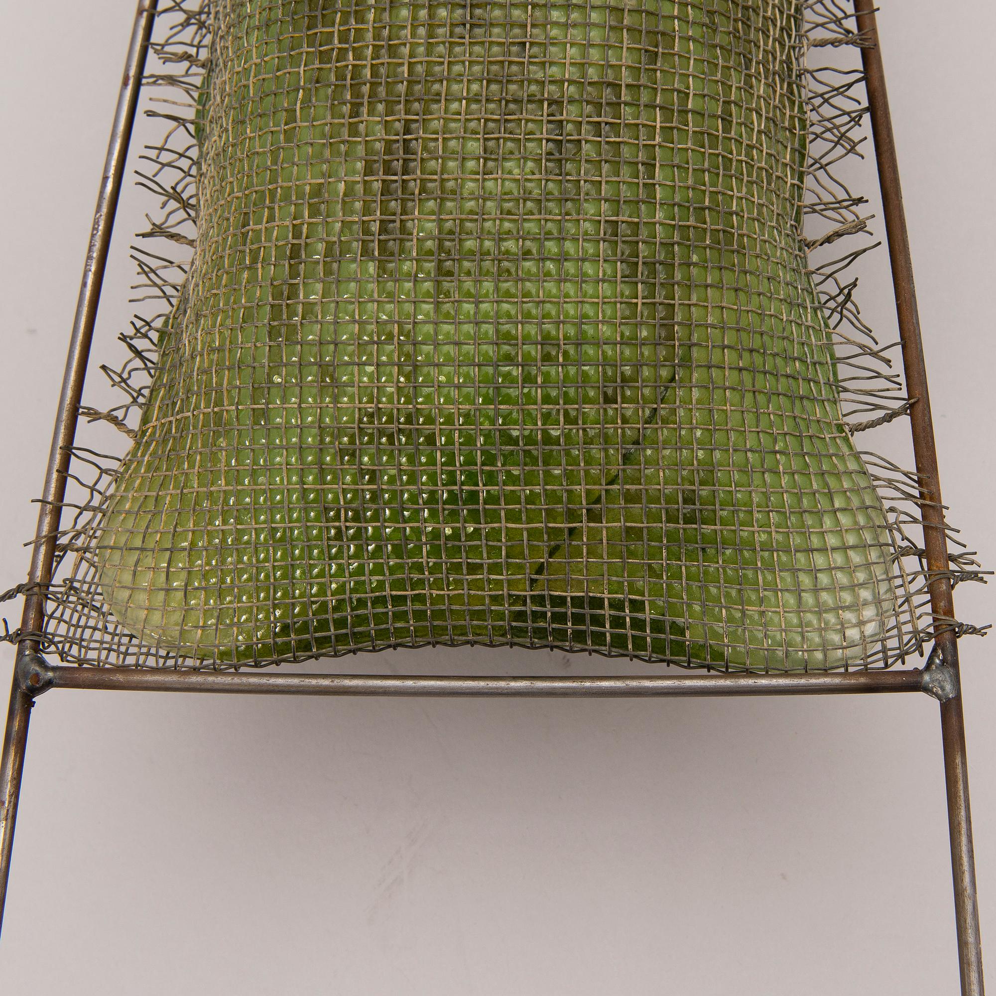 MARKKU SALO, skulptur, signerad Markku Salo, Nuutajärvi Notsjö 1991.